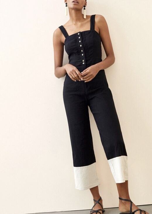 Anthropologie Pants - Anthropologie Maeve 6 Colette Cropped Wide-Leg Overalls Jumpsuit